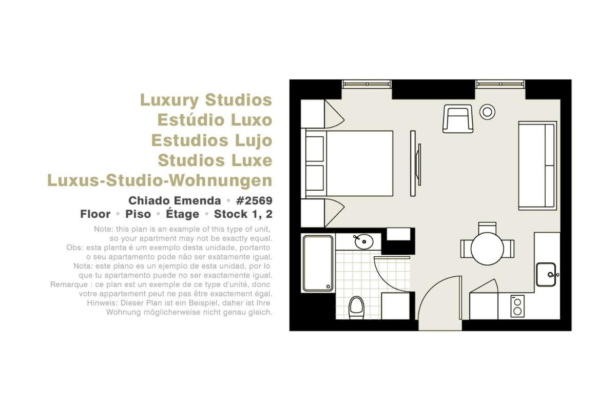 Appartement Serviced - Chiado Emenda Lissabon